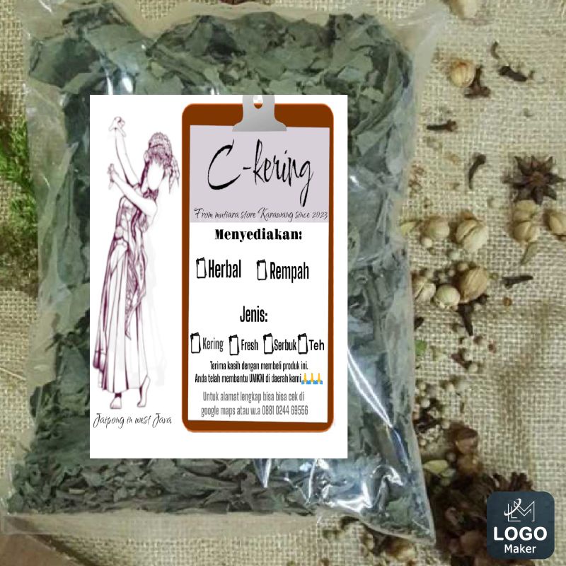 

daun herbal kering 100% keji beling 100gr