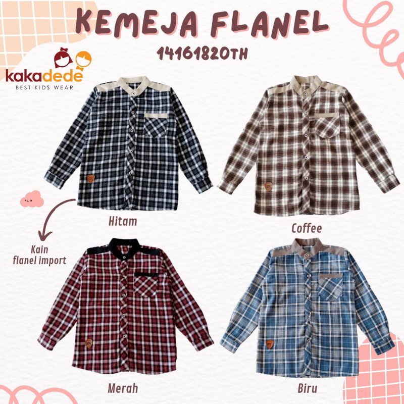 Kemeja Flanel Kakadede / Kemeja Flanel Teen