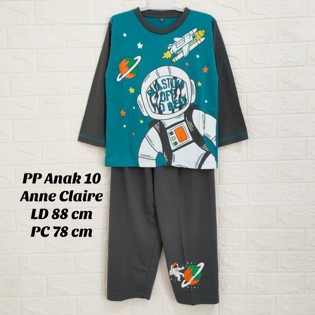 Setelan Anak One Set Babydoll / Baju Tidur Babydoll Anak Celana Panjang Lengan Panjang PP Anak  Size