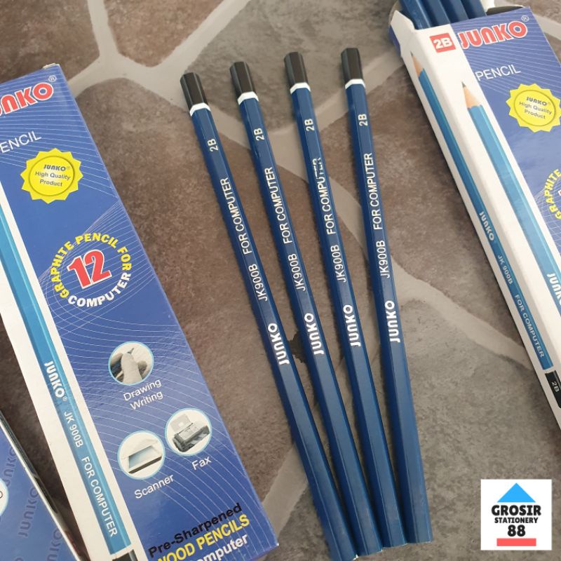 Jual Pensil Kayu 2B JUNKO MURAH (1 LUSIN) | Shopee Indonesia