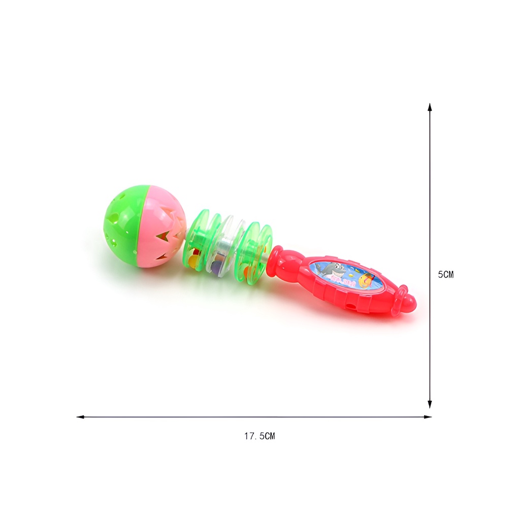 Baby Rattle Mainan Genggam Bayi Bunyi | Mainan Bayi 6 Bulan Mainan Edukasi | Keincingan Mainan Bayi