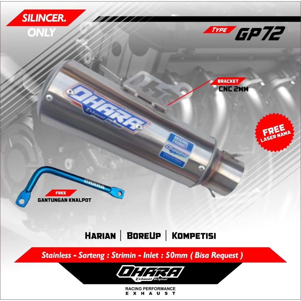 Silincer Ohara GP inlet 51mm