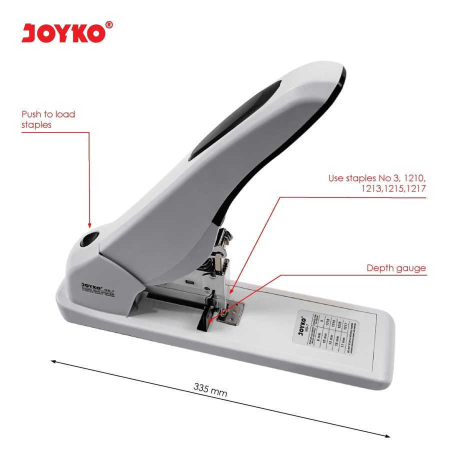 

JOYKO - Heavy Duty Stapler Besar HS - 7 - 1 Pcs