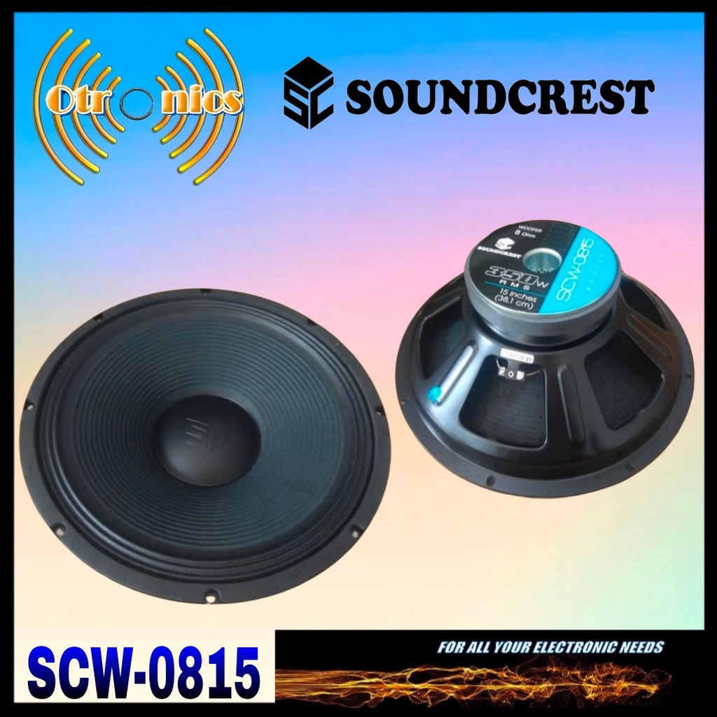Speaker Woofer Soundcrest SCW 0815 Woofer 350 wat 15 inch (2pcs)