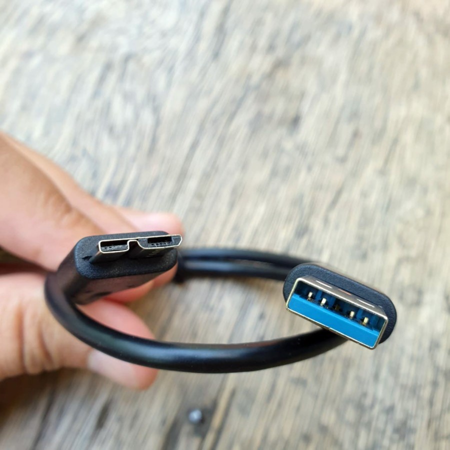 (UMU SUPPLIER) Kabel Data Micro USB 3.0 Cable SSD HDD Usb3 Male A to Micro B External