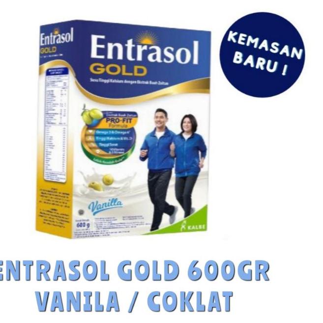 

✭ Susu Entrasol Gold 600gr Coklat vanila ♝