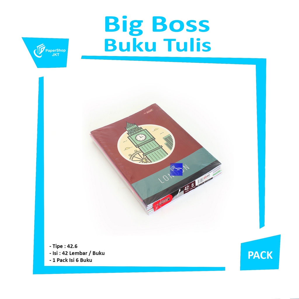 

BIG BOSS - buku tulis 42 lembar