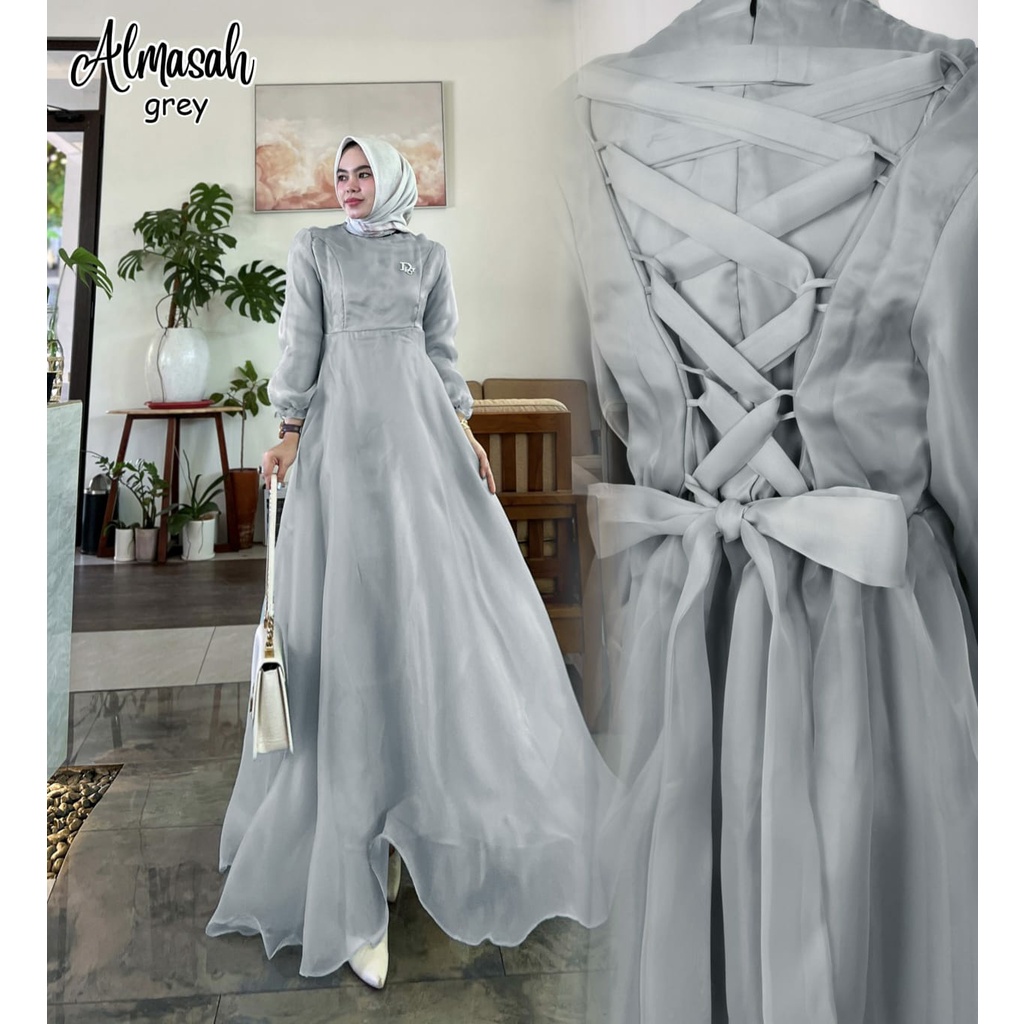 GAMIS PESTA KONDANGAN ALMASAH DRESS NIKAHAN LAMARAN