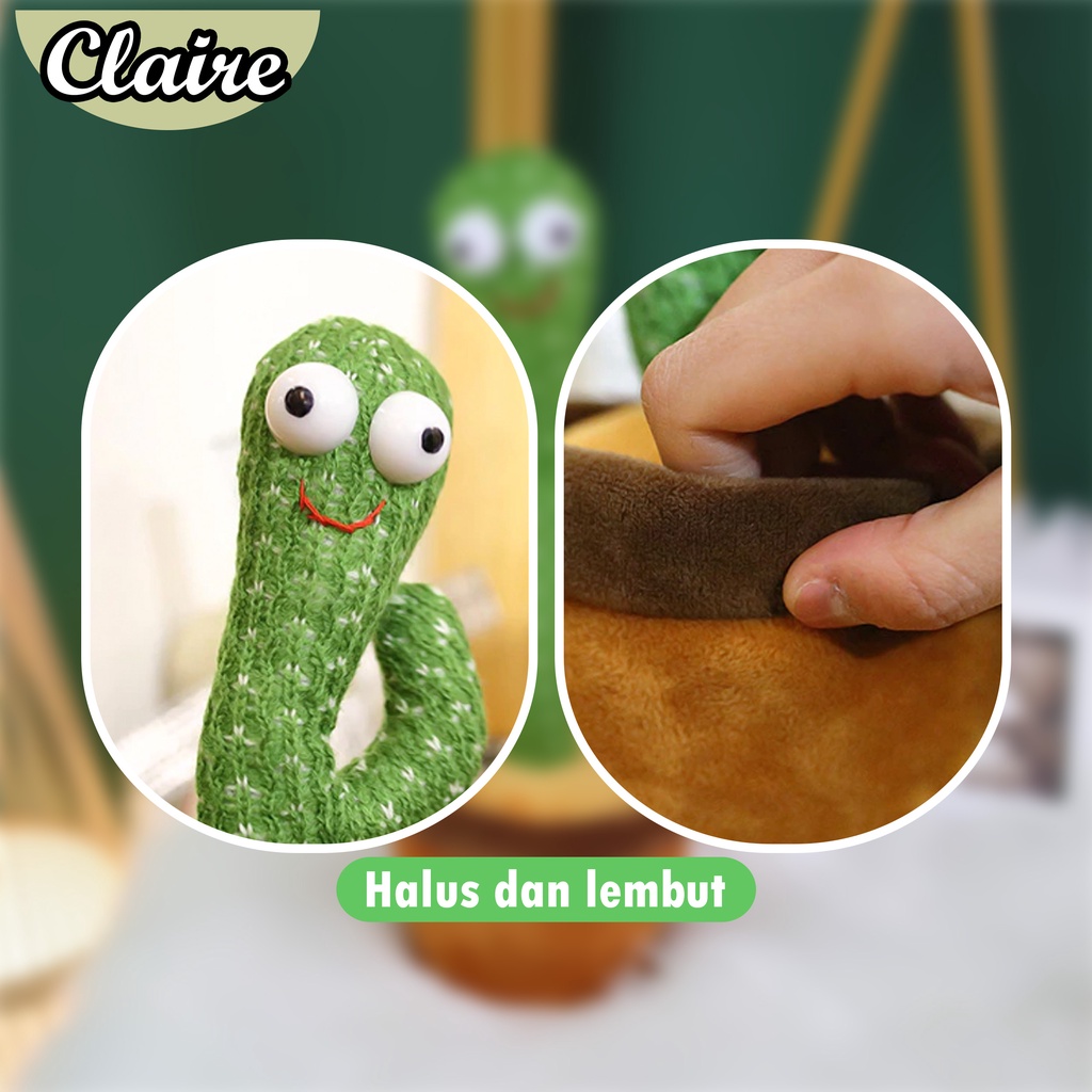 Cactus Toy Electronic / Boneka Kaktus Joget Joged / Kaktus Joget Viral Tiktok