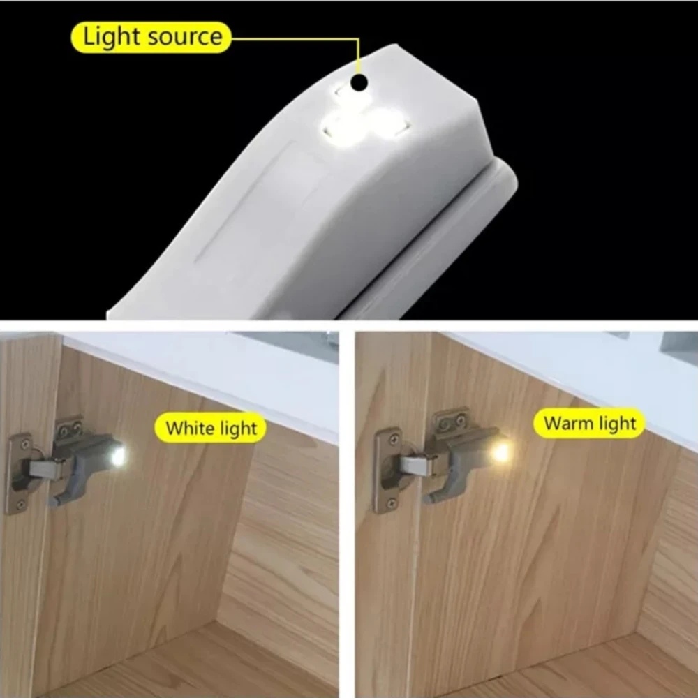Led Smart Induction Cabinet Light/Lampu Engsel Dalam Lemari Sensor Cahaya Malam T Untuk Lemari Lemari Dapur Kamar Tidur