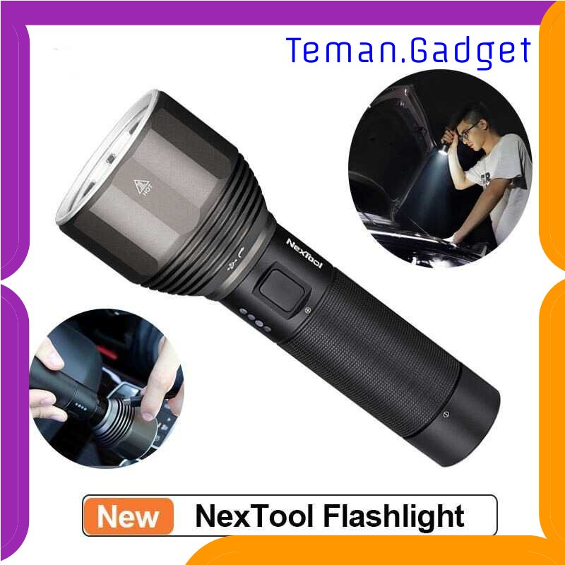 TG-SNT NexTool Senter LED USB Rechargeable 2000 Lumens - NE0126