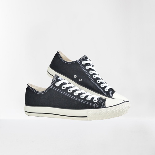 Sepatu Warrior Sparta LC/Sepatu Sekolah Warrior Hitam putih