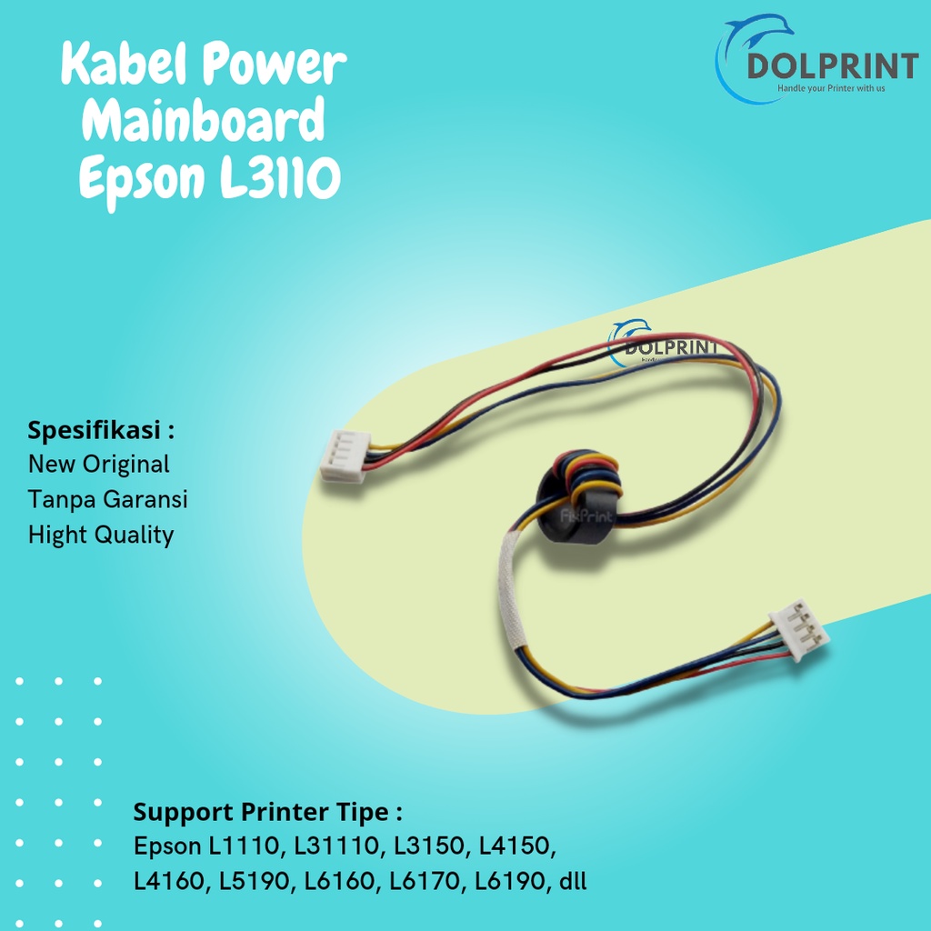 Kabel Extension Adaptor Printer Epson L3110, Kabel Power Mainboard To Power Supply L1110 New