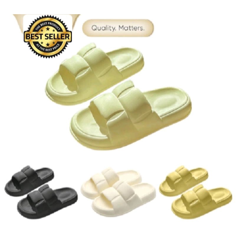 30-41 Sandal Karet Jelly Wedges Wanita Import Model Fashion Korea Terbaru