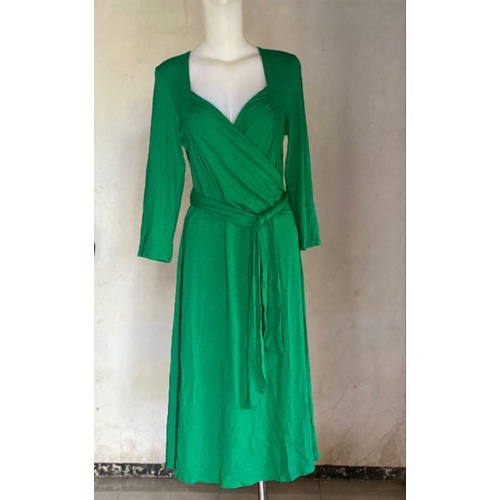 Mark and Spencer dress, Kain jatuh adem bisa buat gamis