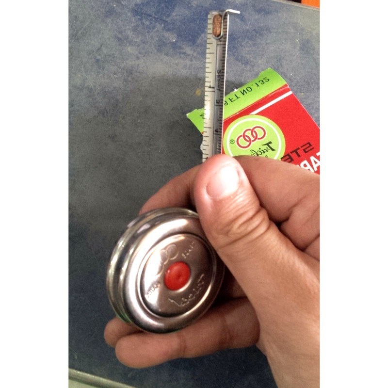 Meteran jengkol 1 meter besi kecil mini kantong steal tape rule TERMURAH