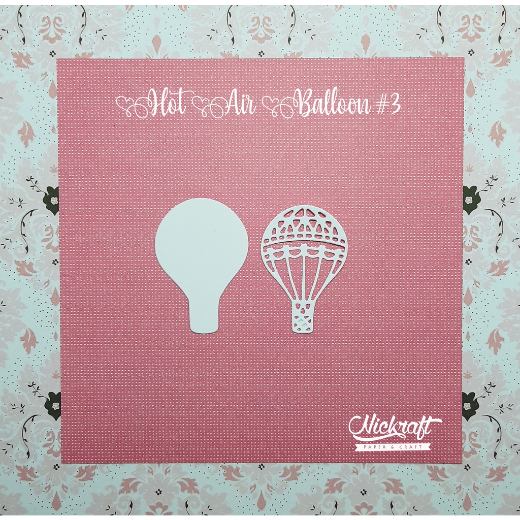 

HOT AIR BALLOONS #3 - Hiasan Scrapbook Jurnal Cat Balon Udara