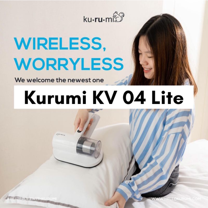 Kurumi KV 04 Lite Anti Dust Mites Cordless UV Vacuum Cleaner