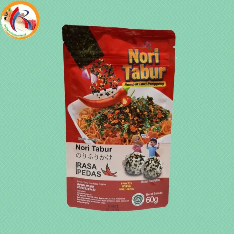 

Nori Tabur Rumput Laut Panggang Pedas 60gram