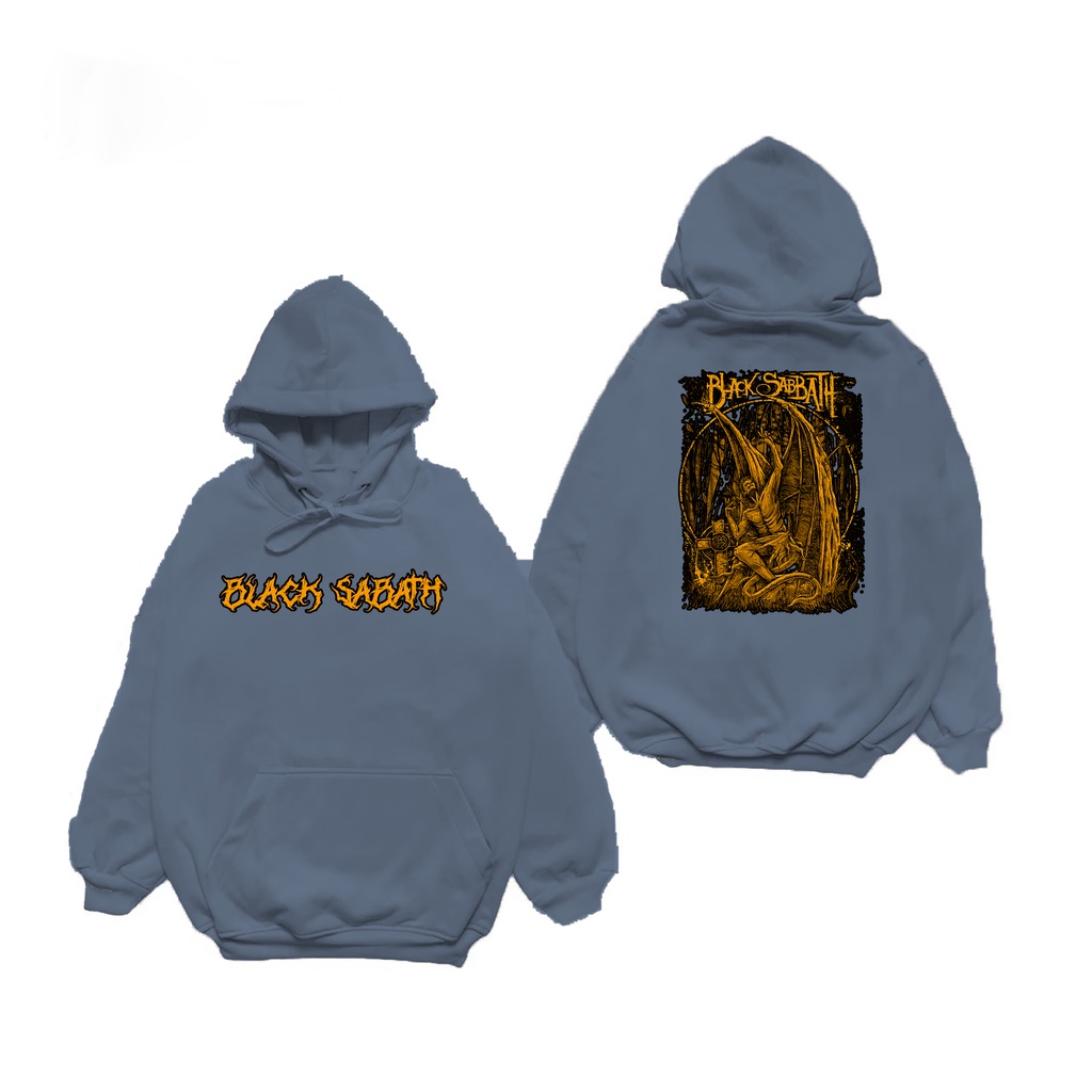 Sweater Hoodie BLACK SABATH Jaket Hoodie Pria/Wanita Sweater Hodie Pria Fleece M-XXL