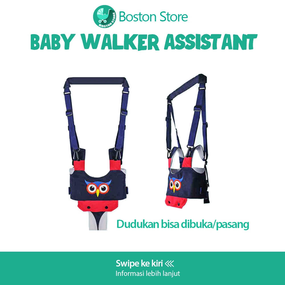 Bostonstore Baby Walking Assistant / walking assistant baby / Baby Walker / Baby Walker Belt Sabuk Pengaman / Alat bantu jalan bayi /Moon Walk Moby Baby Sabuk bayi / Baby Walking Assistant Baby Walker Belt Sabuk Pengaman Alat Bantu Jalan Bayi