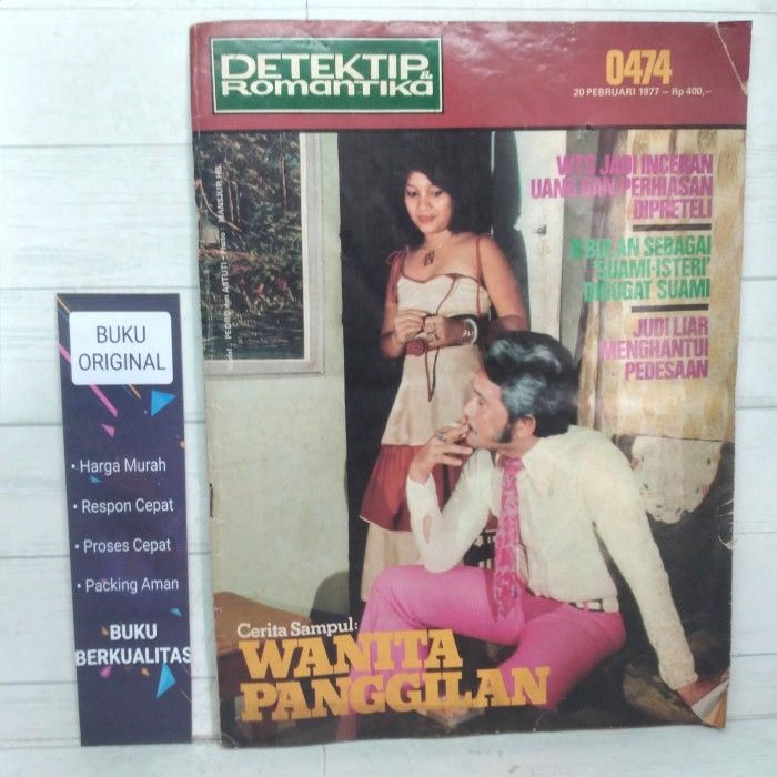 Majalah Detektip Romantika 0474 20 Pebruari 1977
