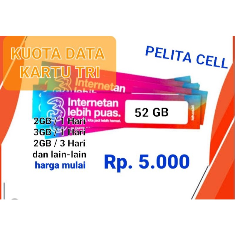 KUOTA INTERNET TRI MURAH BANGET