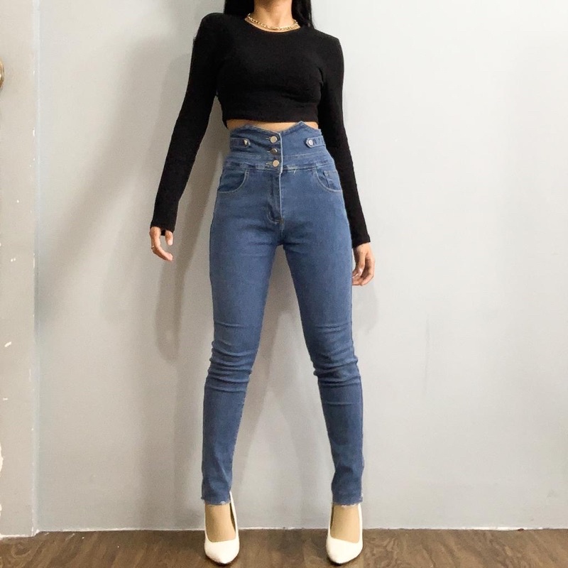 [LUXE.DLABEL]- Jeans 101 |Celana Jeans Highwaist Wanita Import Celana Panjang Jeans Highwaist Wanita Boyfriend Jeans Baggy Jeans Straight Jeans Wanita Murah Import Premium Korea