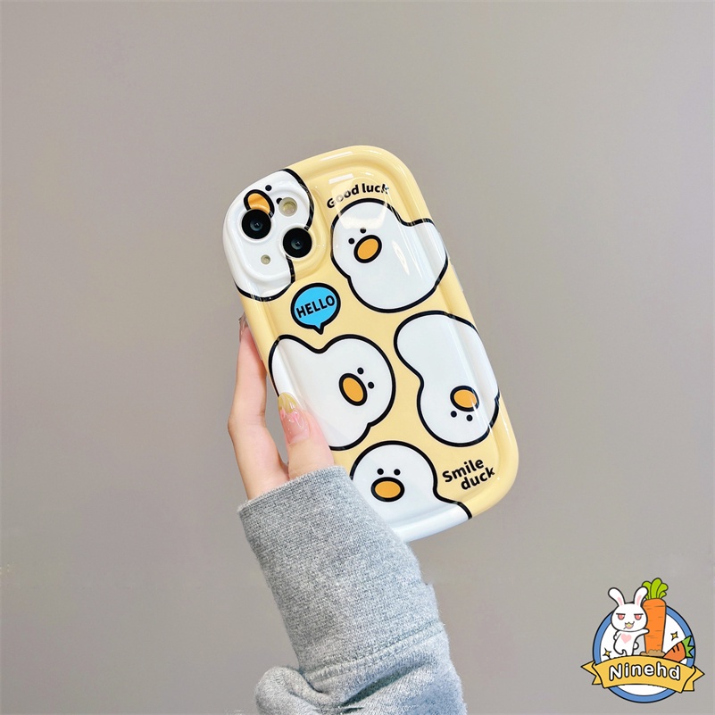 Soft Case Pelindung Kamera Pola Bebek Kuning Tahan Banting Untuk iPhone 14 13 12 11 Pro Max X Xr Xs Max 8 7 6 6s Plus SE 2020