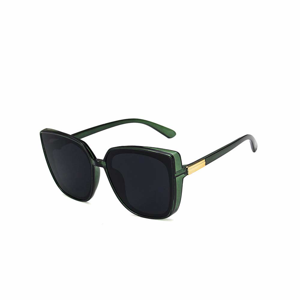 Kacamata UV400 [ Hijau ] Anti Radiasi - Sunglasses Wanita Korea - HM8146