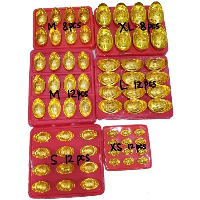 Produk Terbaru Perpack Pajangan Yenpao Emas Uang Kuno Logam China Parcel Imlek Murah