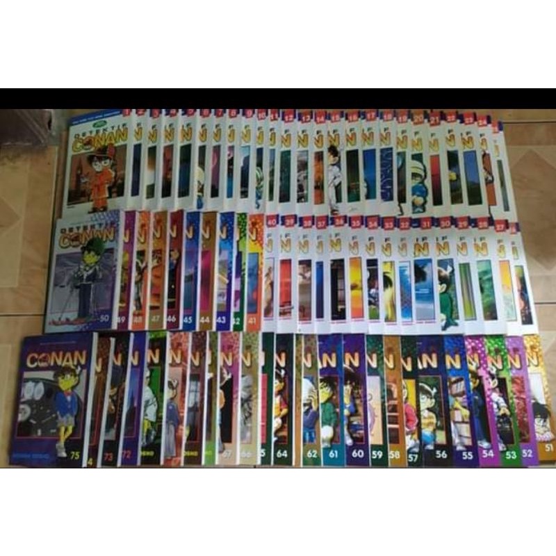 komik detektif Conan 1-75