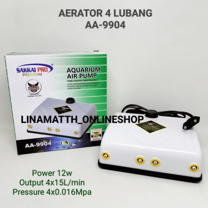 Airpump / Aerator 4 Lubang Sakkai Pro Aa-9904