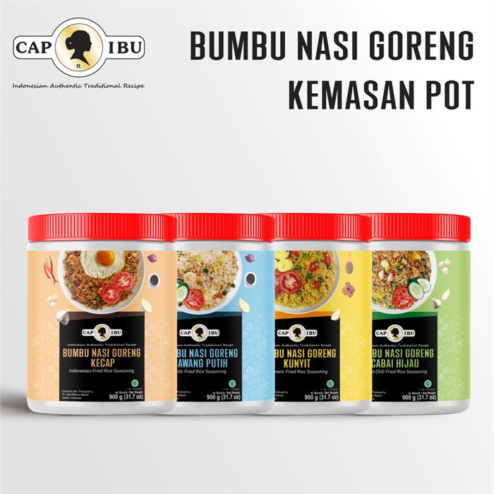 

[BEST SELLER] Bumbu Nasi Goreng Cap Ibu Kemasan Pot - Bawang Putih