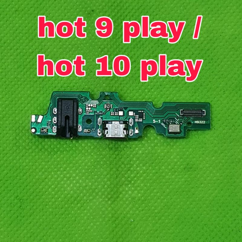 boardcas pcb cas bawah infinix hot 9 play / hot 10 play