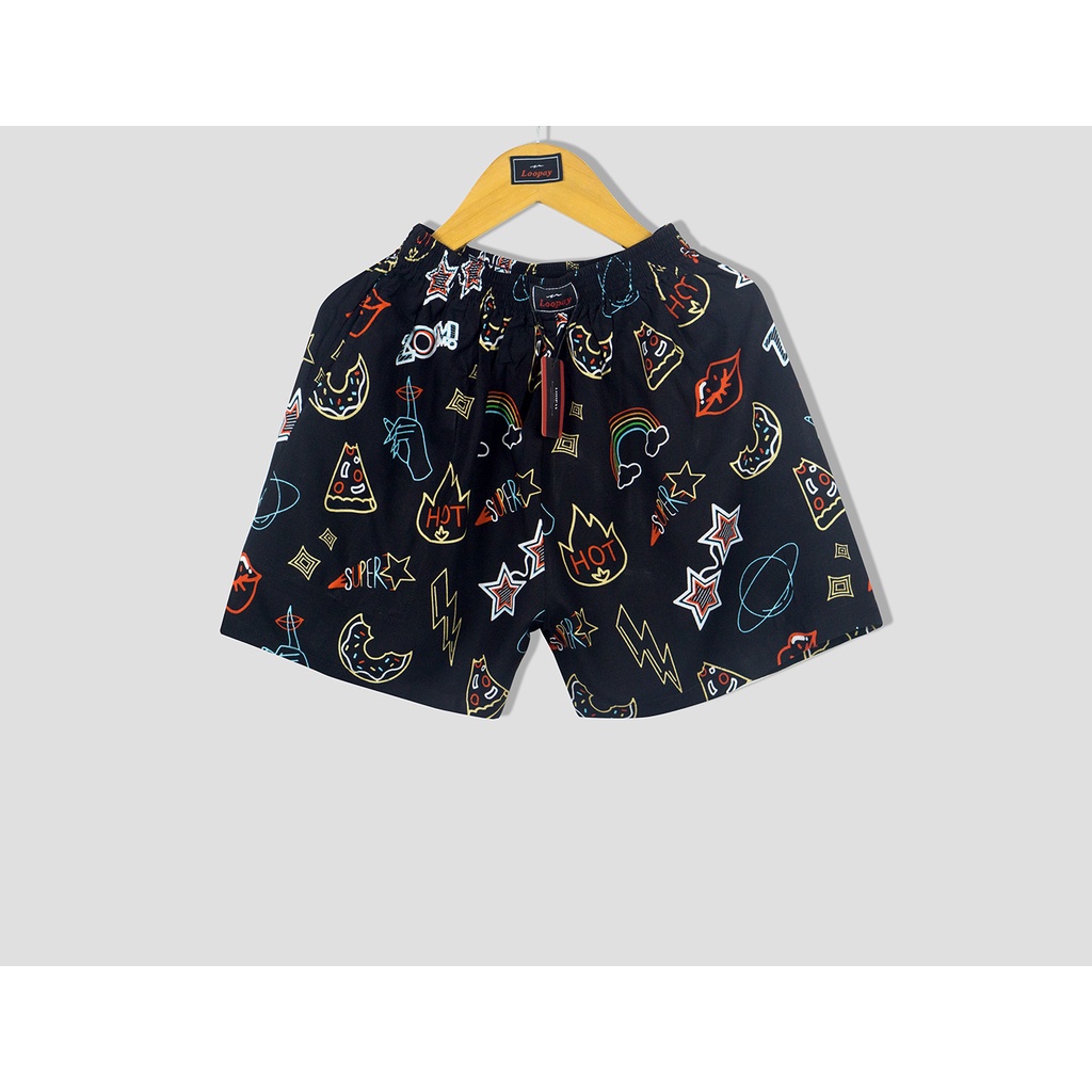 [COD] Ready  CELANA LOOPAY BOXER MOTIF UNIVERS Original