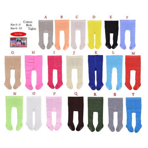 ♥BabyYank♥ Legging Bayi Polos Cotton Rich Tights