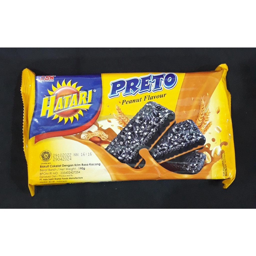 

HATARI PRETO PEANUT FLAVOUR 190G