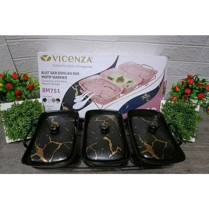 Vicenza BM751 Prasmanan set marble