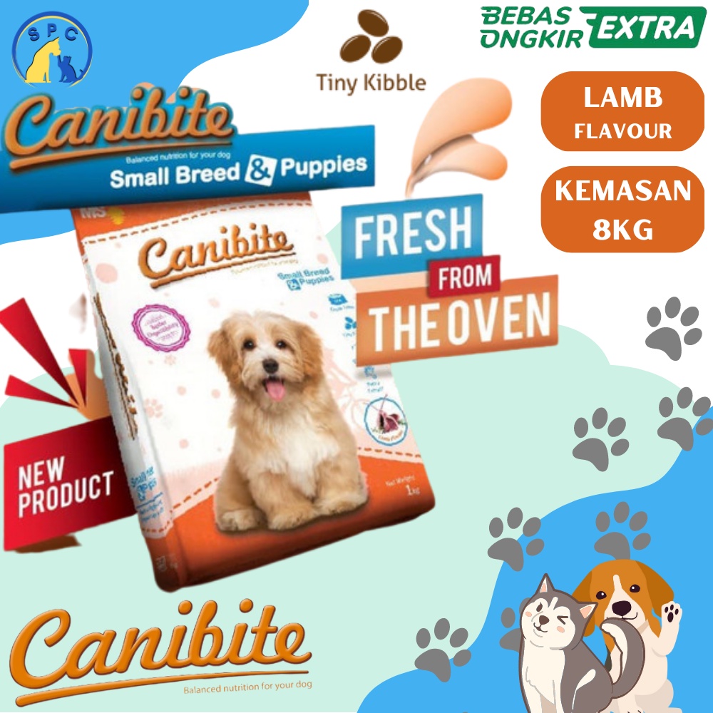CANIBITE Puppy Small Breed 8kg Makanan Anjing Breed Kecil Dog Food Small Breed dan Anak Anjing
