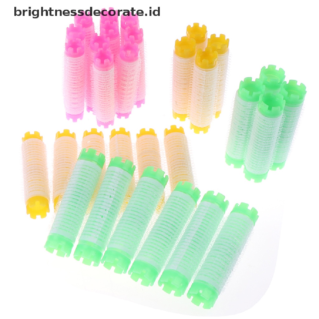[Birth] 10pcs fluffy Hair Root Rollers Pack Perm Batang Set Air Fringe Bang Hair Curler [ID]