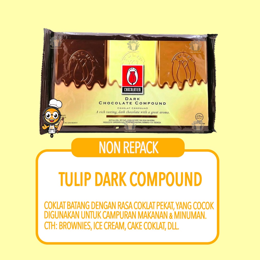 

COKLAT COMPOUND TULIP DARK 1KG