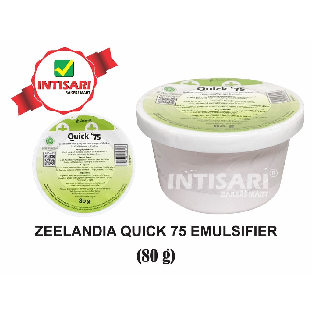 

ZEELANDIA QUICK '75 PENSTABIL KUE 80 G