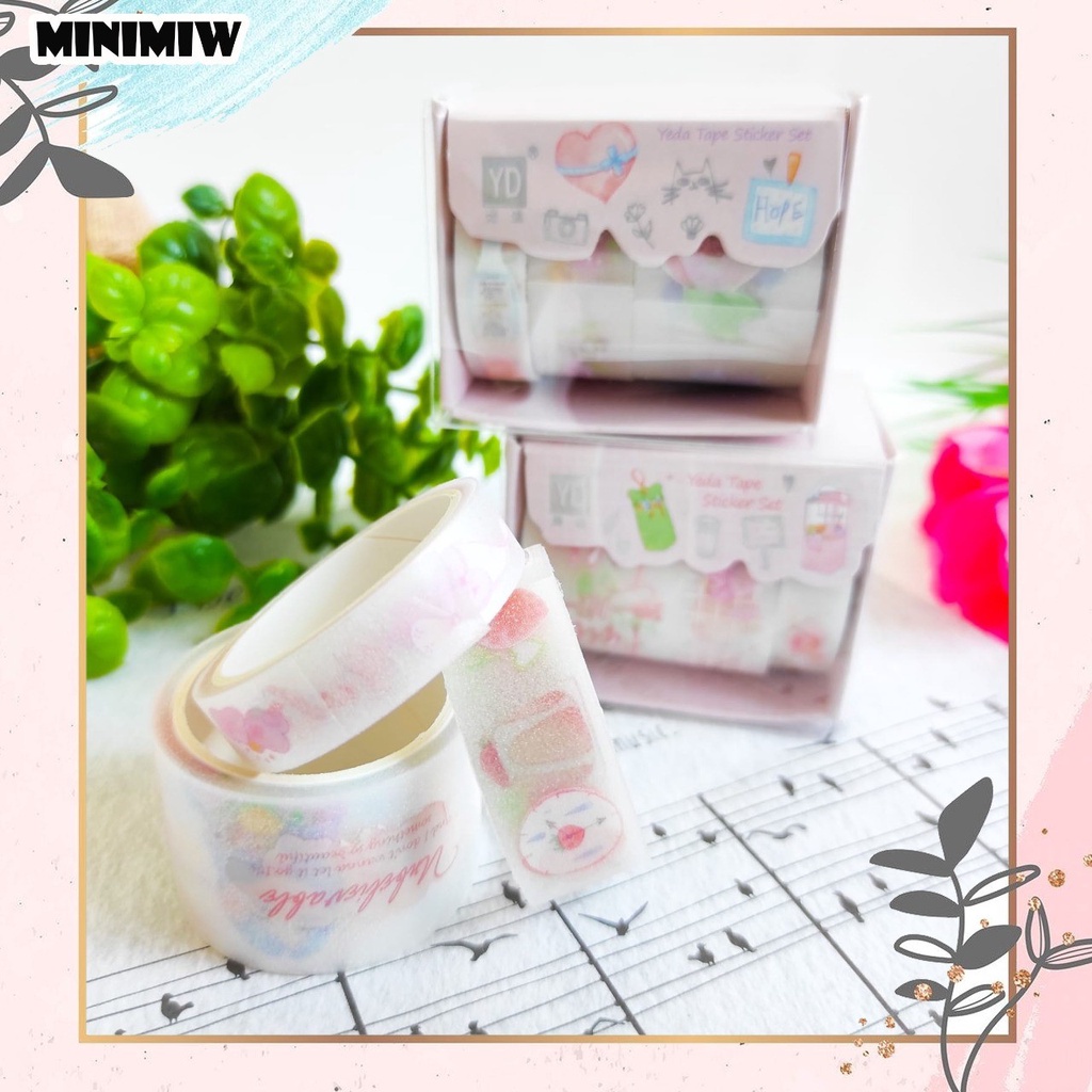 

SOLATIP WASHI TAPE ISI 3 PCS KODE YD-3RMS ALAT JURNALING ALAT SEKOLAH KARAKTER GAMBAR LUCU