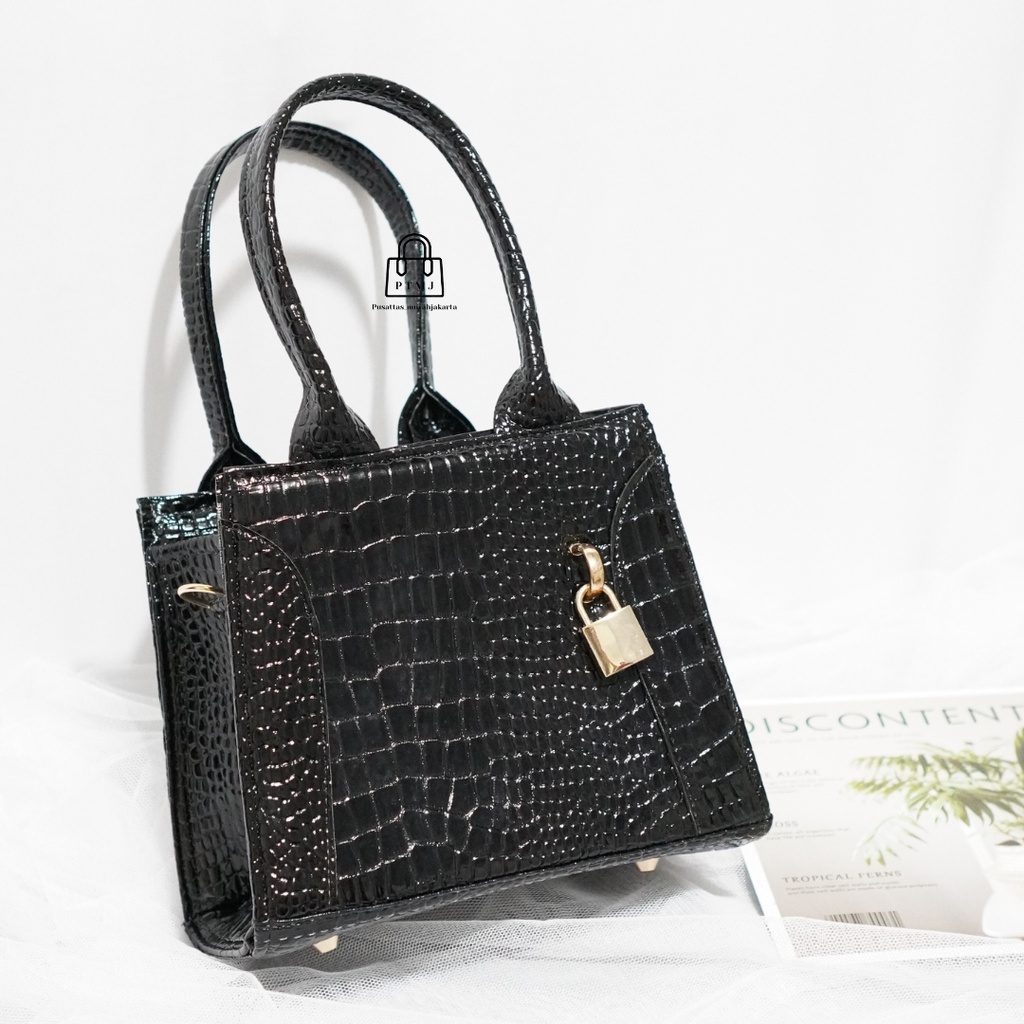 Catis bag tas wanita hand bag croco terbaru ptmj