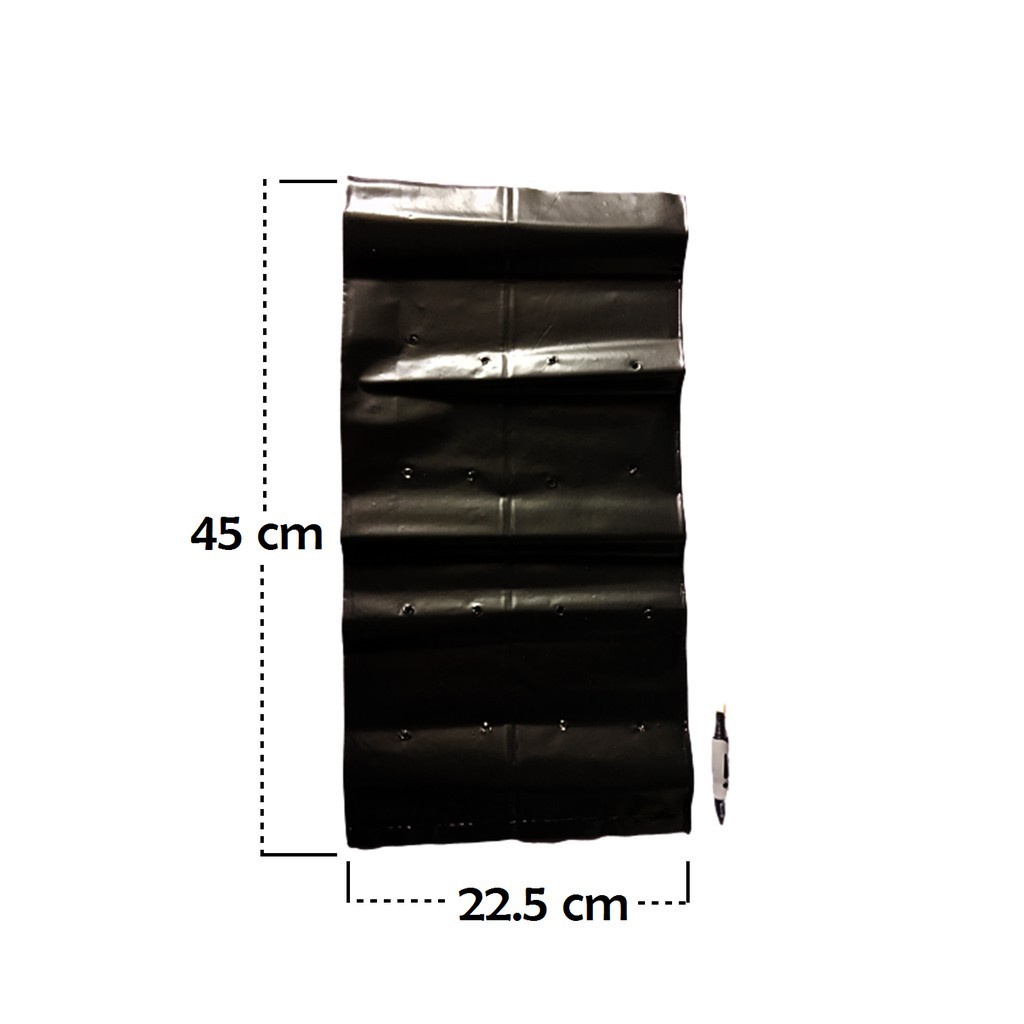 Benih Seribuan - Polybag Tanaman 45x45 Bahan Plastik Polibag Tebal