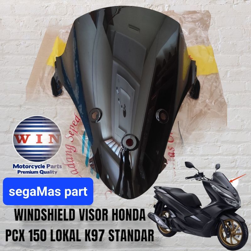 visor windshield standar pcx 150 lokal k97