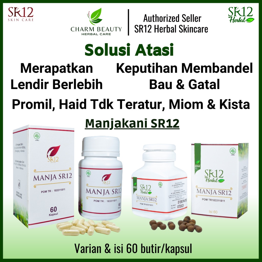 Manjakani SR12 - Manjakani - Isi 60 Butir/Kapsul