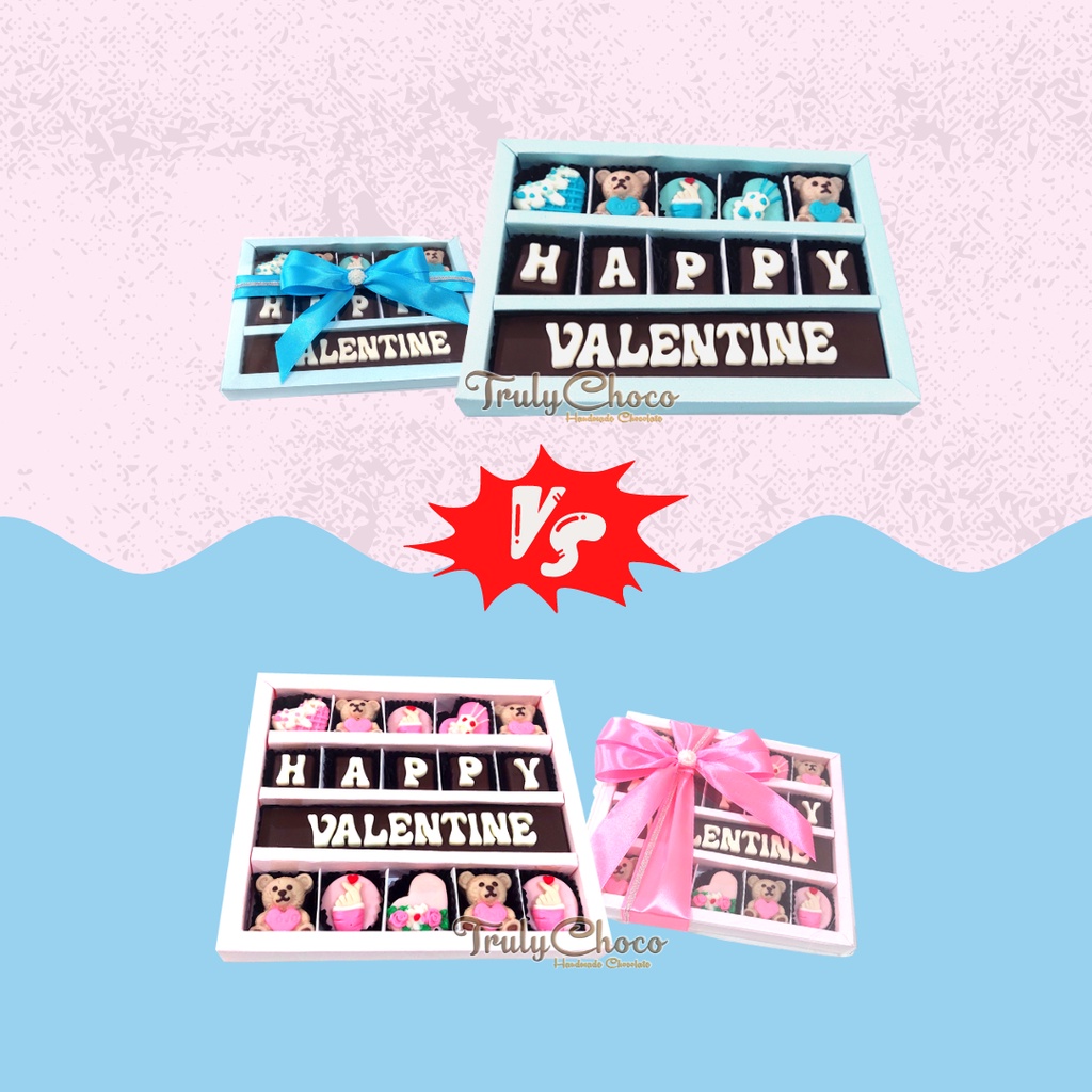 

Trulychoco - Hadiah Valentine Mini Gift Cokelat - Happy Valentine