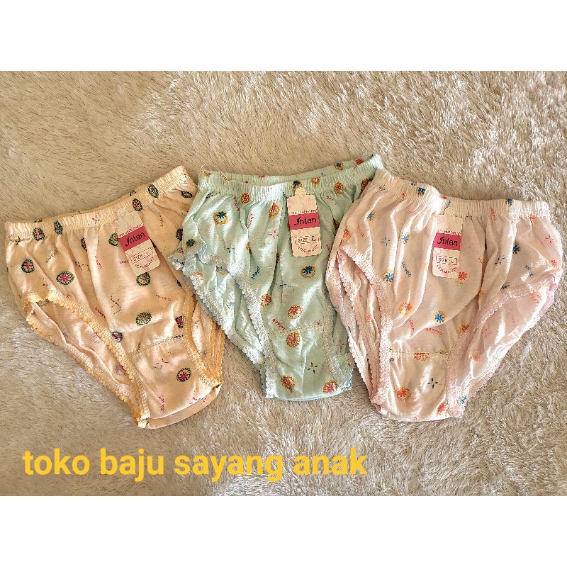 CD wanita katun intan | Celana dalam wanita katun motif | CD wanita katun motif